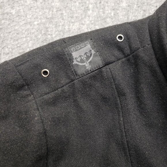 Coogi Bomber Jacket Mens 2XL Wool Blend Vintage Y2K Heavy Metal Buttons Full Zip - Picture 4 of 13